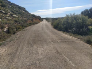 La CHE adjudica obras de acondicionamiento del primer tramo de la carretera de La Badina junto a Alcañiz (Teruel)